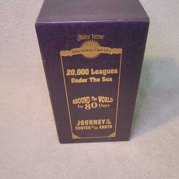 Jules Verne 3 Classic movies VHS Box Set 1998: 20000 Leagues, Around the World - Picture 8 of 10